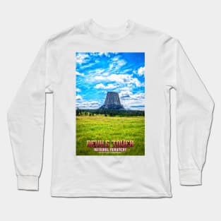 Devils Tower National Monument Long Sleeve T-Shirt